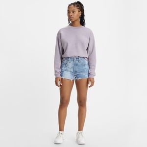 Levi's 501 Denim Cut Off Shorts in Bleach Wash | Size 26